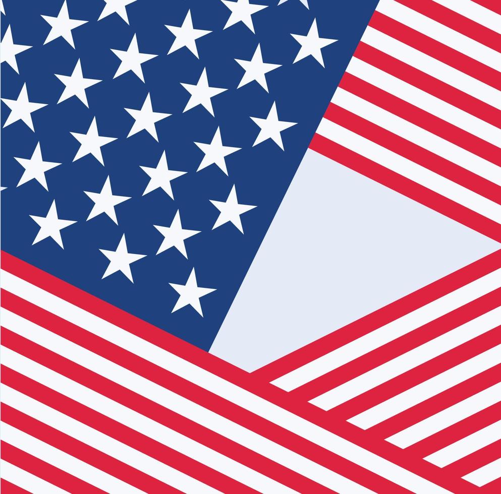 Verenigde verklaarde: vlag vector