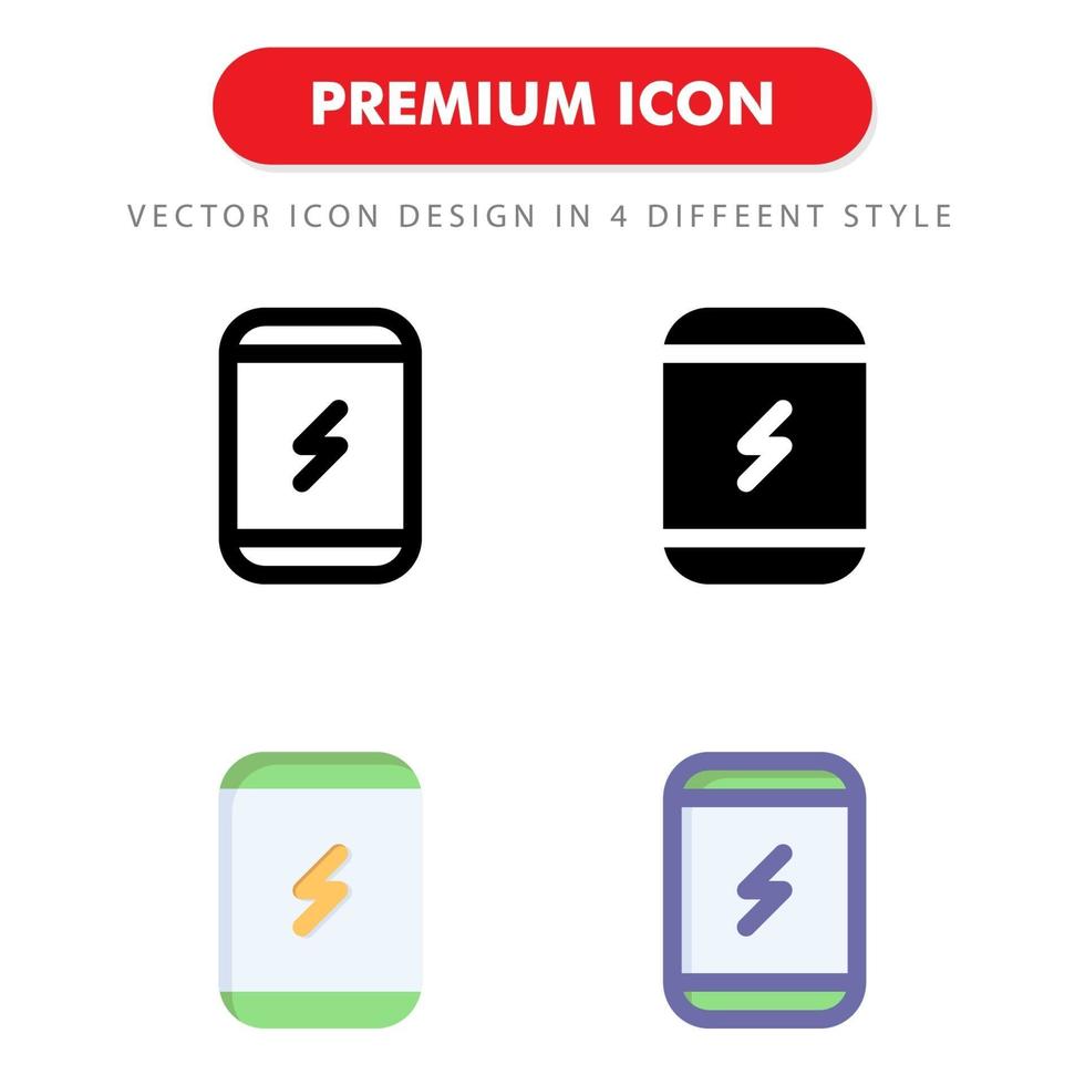 power bank icon pack geïsoleerd op een witte achtergrond. voor uw websiteontwerp, logo, app, ui. vectorafbeeldingen illustratie en bewerkbare beroerte. eps 10. vector