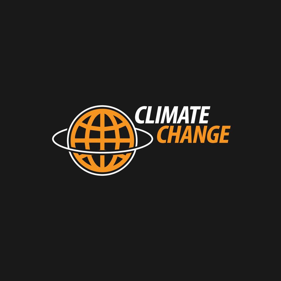 klimaat verandering logo vector