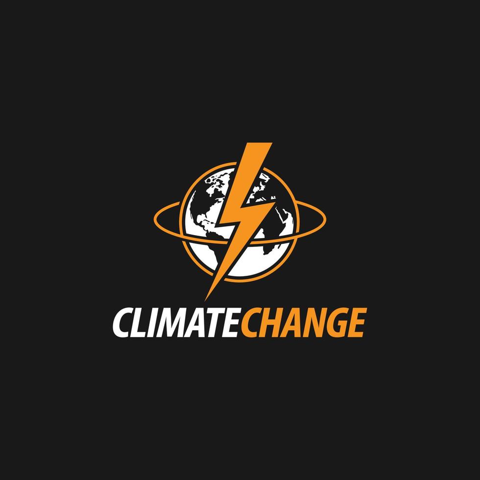 klimaat verandering logo vector