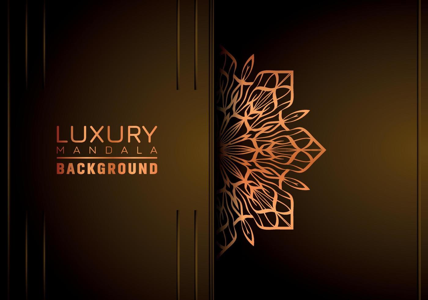 luxe mandala achtergrond sier, arabesk stijl met gouden arabesk patroon stijl. decoratief mandala ornament voor afdrukken, brochure, banier, omslag, poster, uitnodiging kaart vector