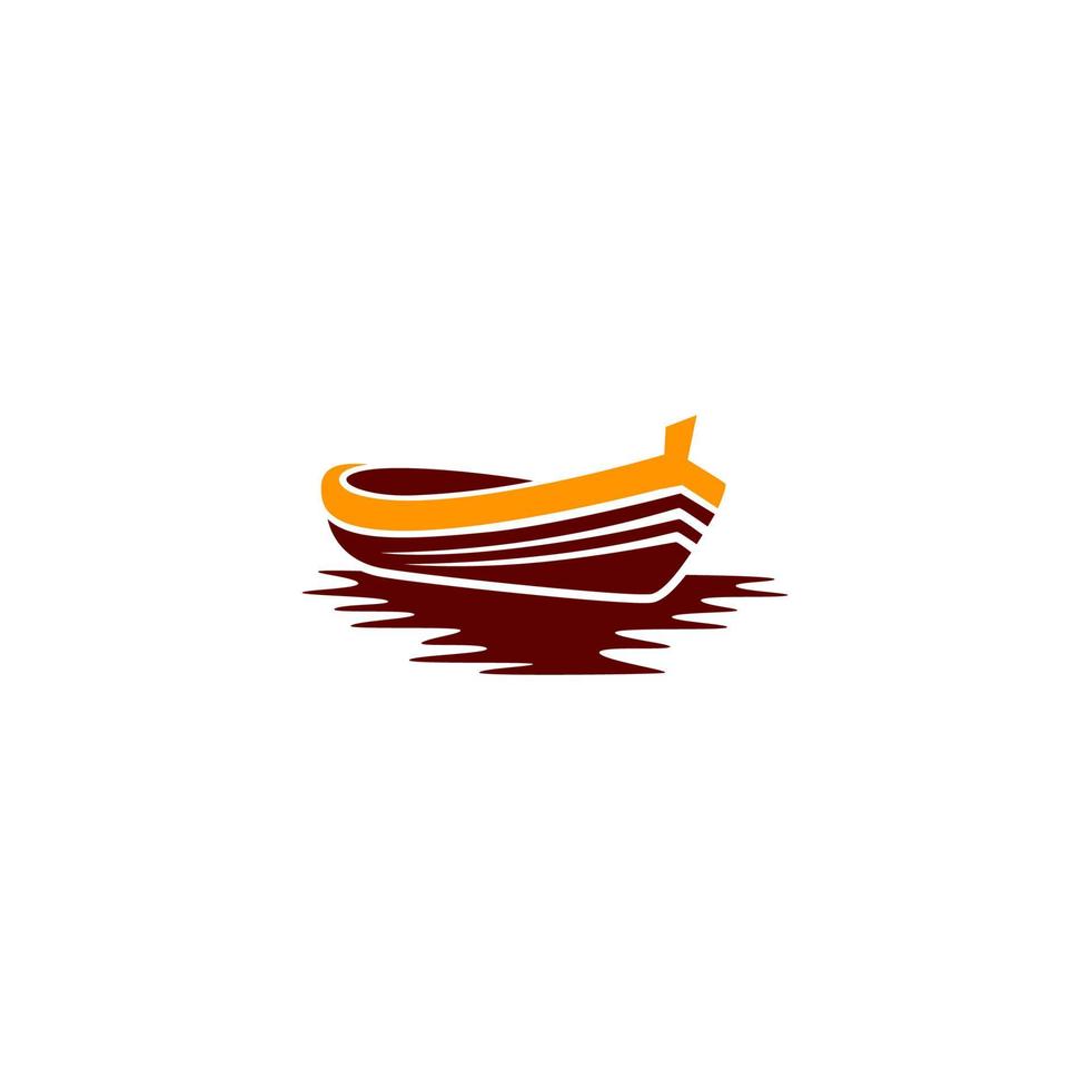 logo voor een reis schip Aan een wit achtergrond vector