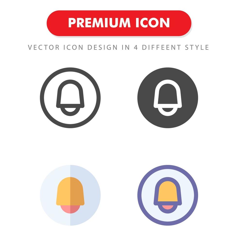 bel icon pack geïsoleerd op een witte achtergrond. voor uw websiteontwerp, logo, app, ui. vectorafbeeldingen illustratie en bewerkbare beroerte. eps 10. vector