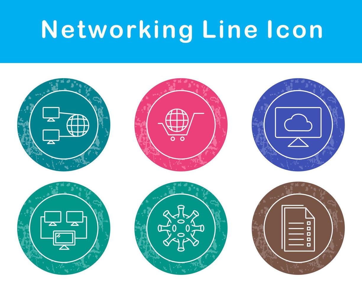 netwerken vector icoon reeks