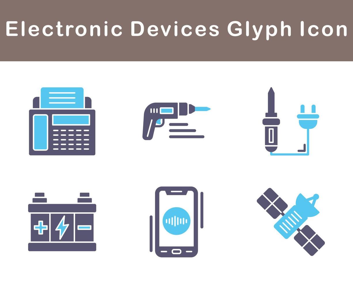 elektronisch apparaten vector icoon reeks