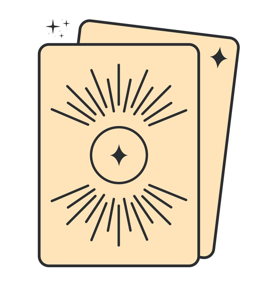 tarot kaarten illustratie vector