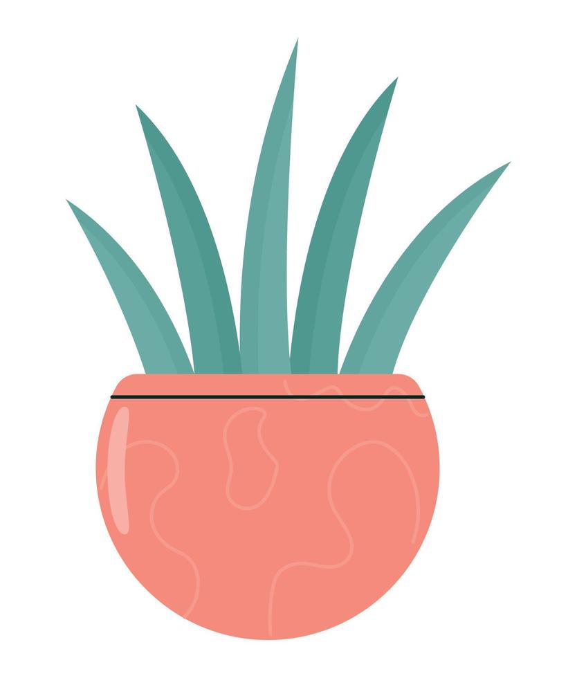 plant op pot vector