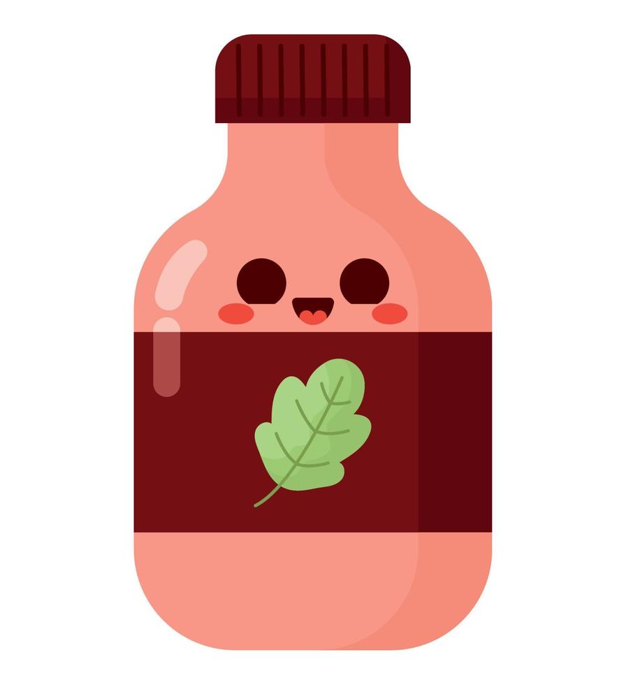 kawaii fles ontwerp vector