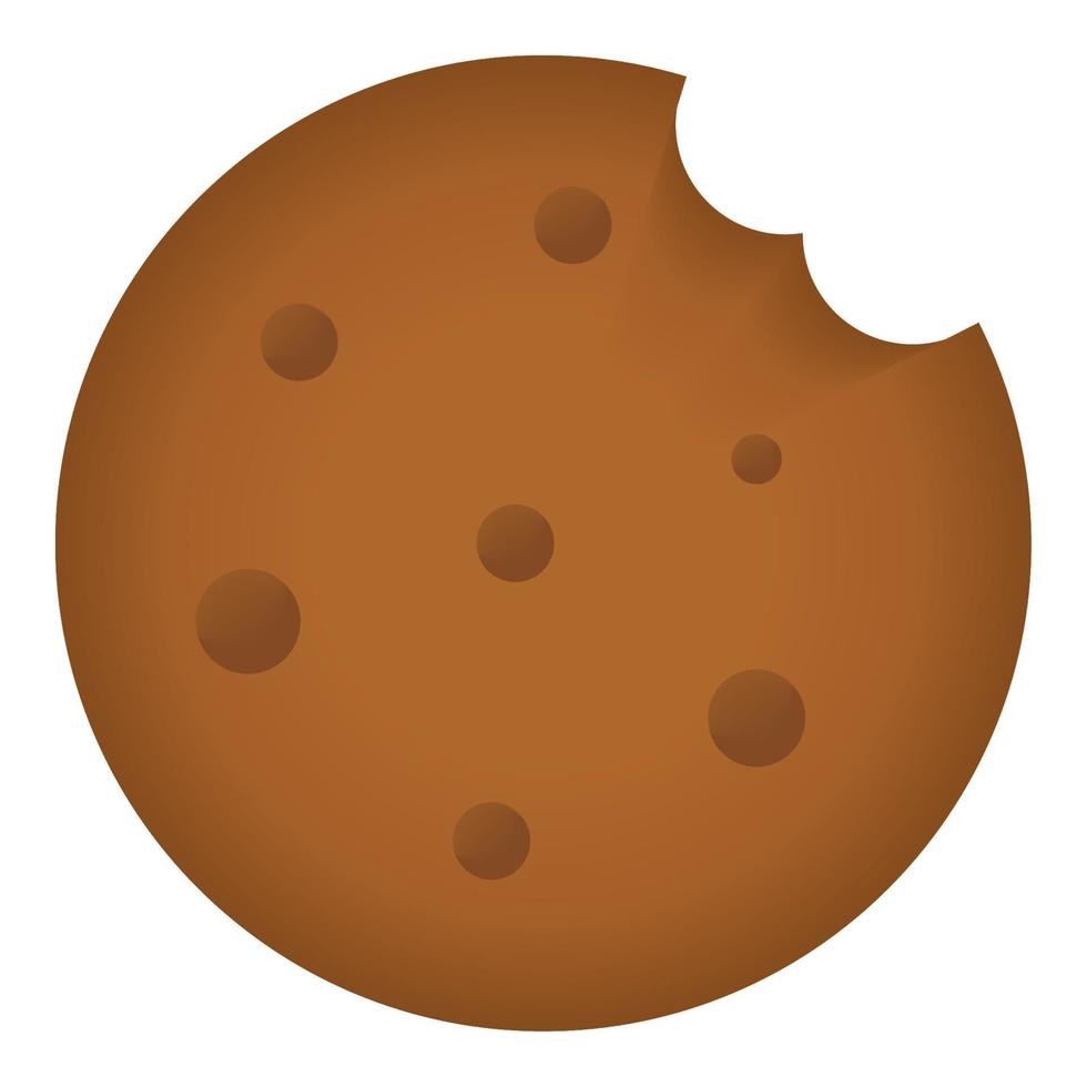 3d chocola koekje vector