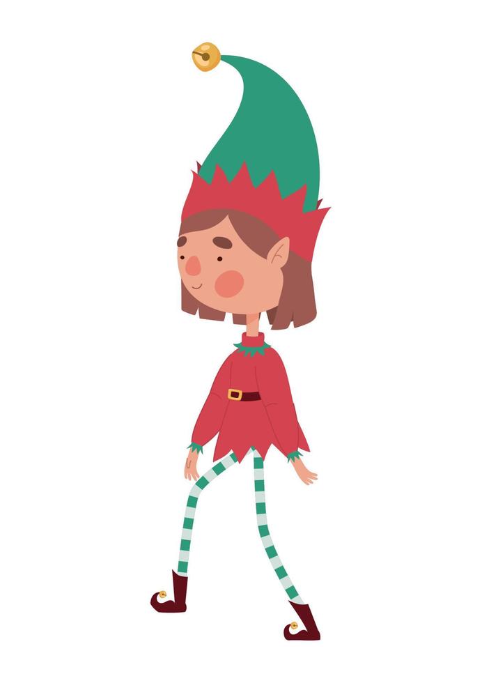 gekleurde elf vrouw ontwerp vector