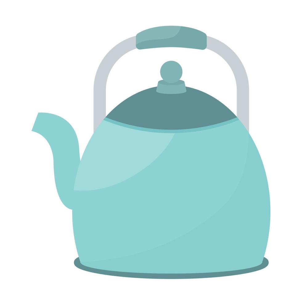 blauw thee pot vector