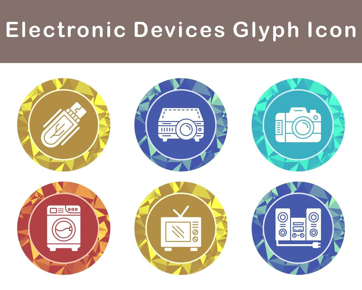 elektronisch apparaten vector icoon reeks