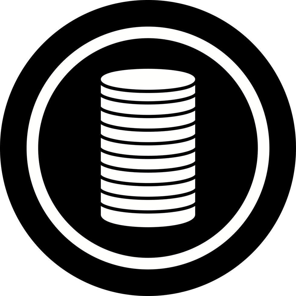 stack van munten vector icoon