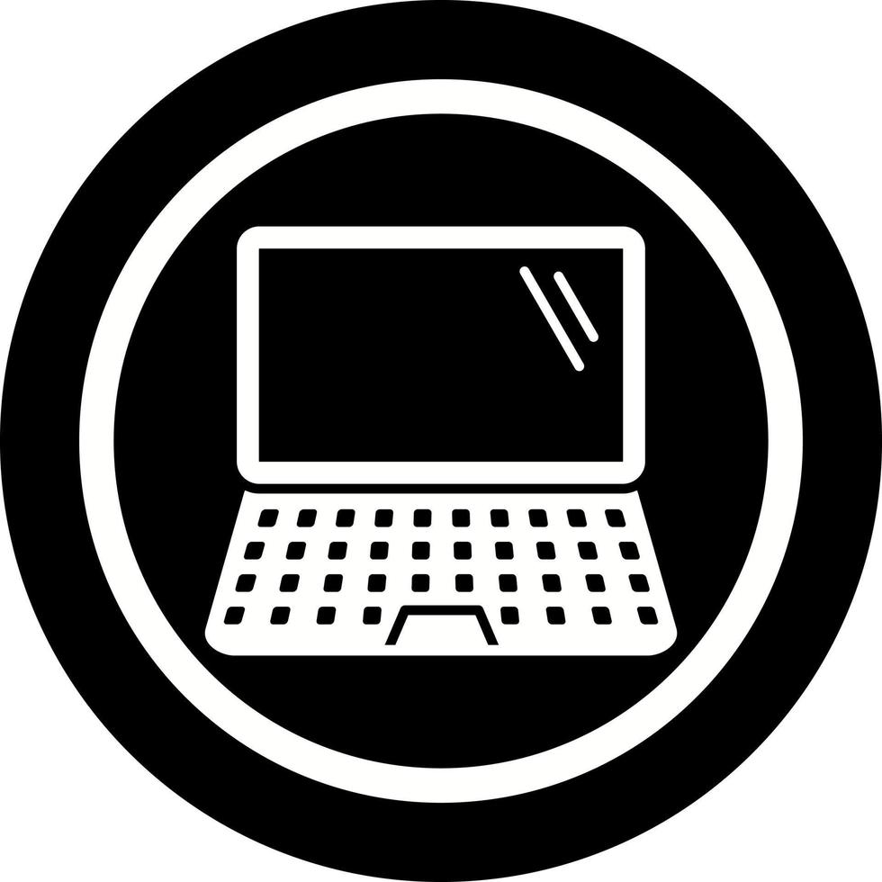 laptop vector pictogram