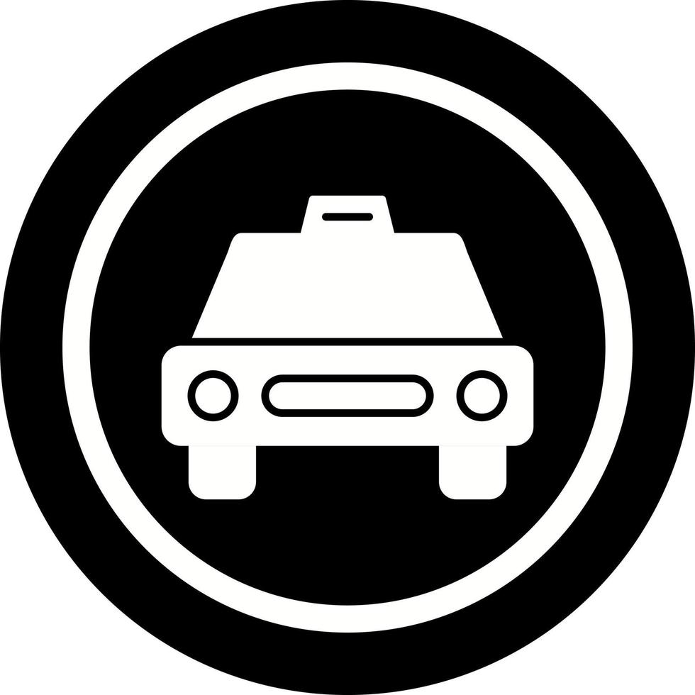 taxi vector icoon