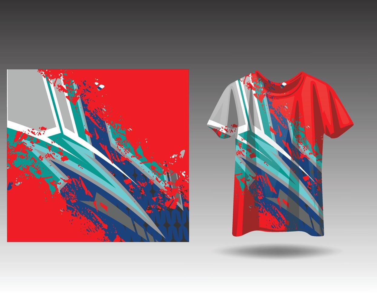 t-shirt sport- ontwerp voor racing Jersey wielersport Amerikaans voetbal gaming vector