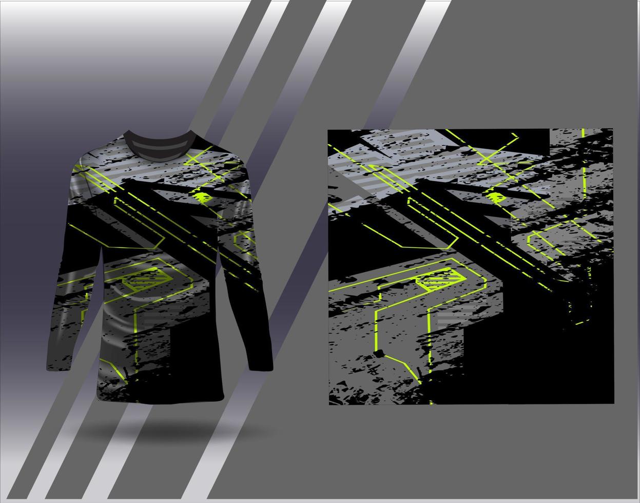 t-shirt sport- ontwerp voor racing Jersey wielersport Amerikaans voetbal gaming vector