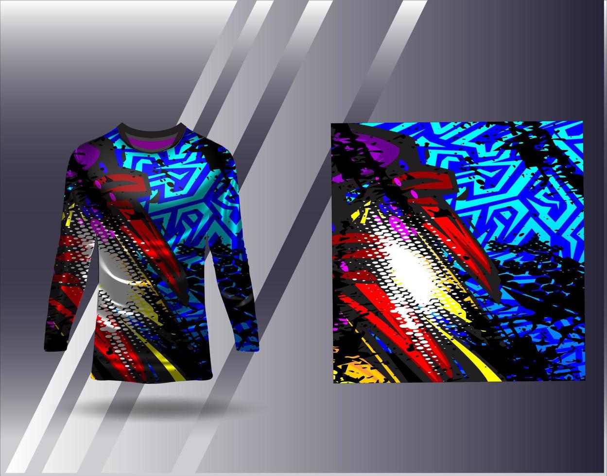 t-shirt sport- ontwerp voor racing Jersey wielersport Amerikaans voetbal gaming vector