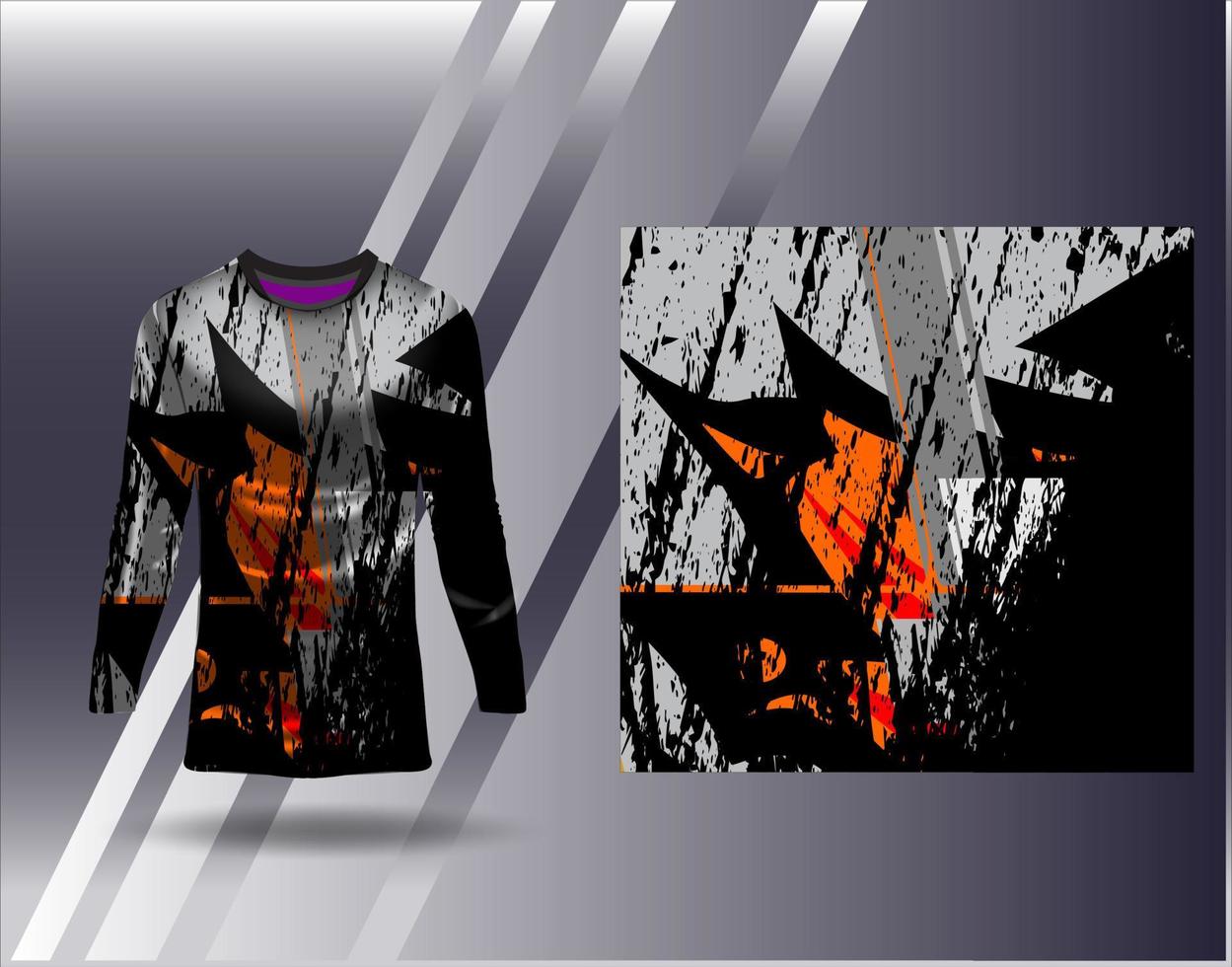 t-shirt sport- ontwerp voor racing Jersey wielersport Amerikaans voetbal gaming vector