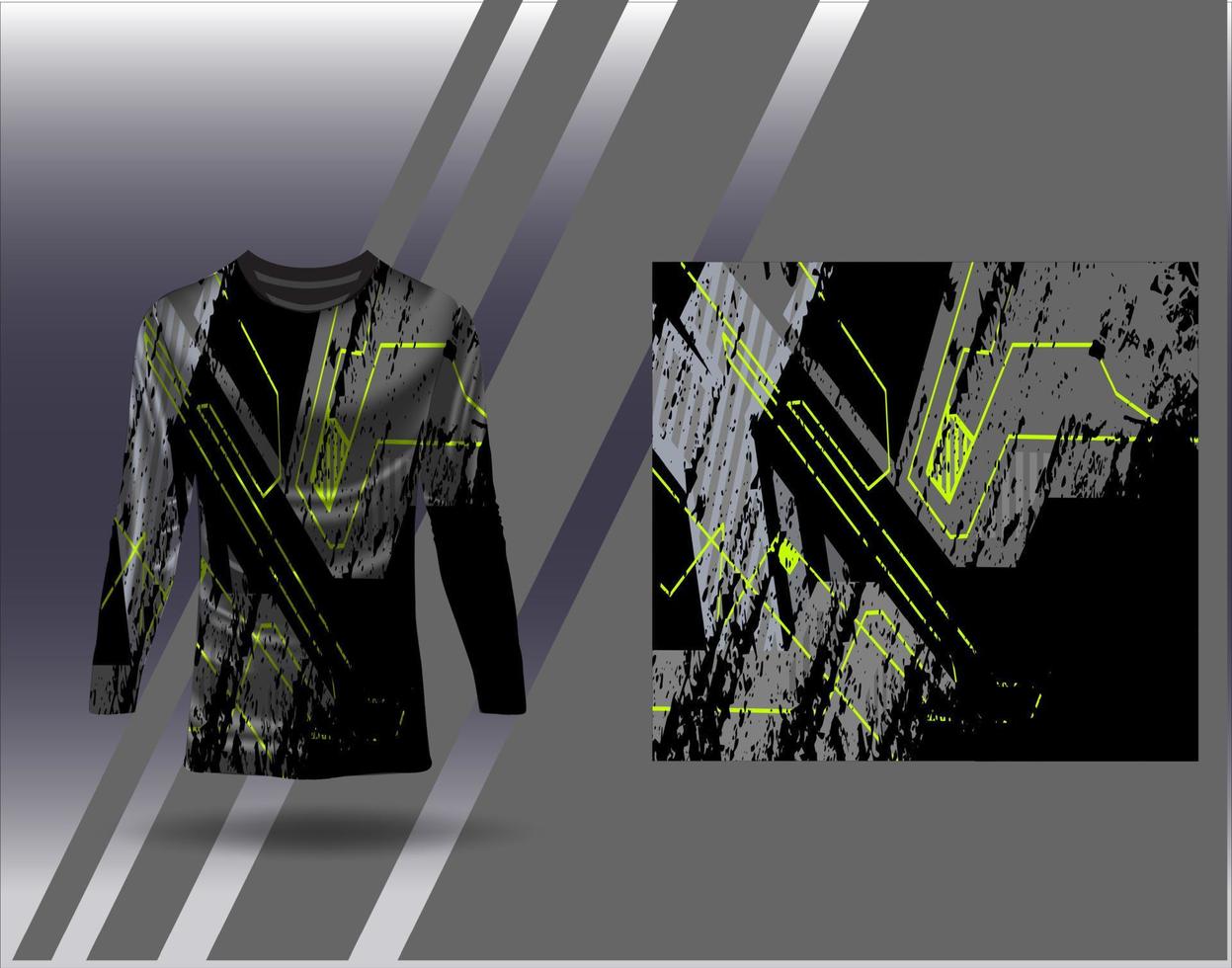 t-shirt sport- ontwerp voor racing Jersey wielersport Amerikaans voetbal gaming vector