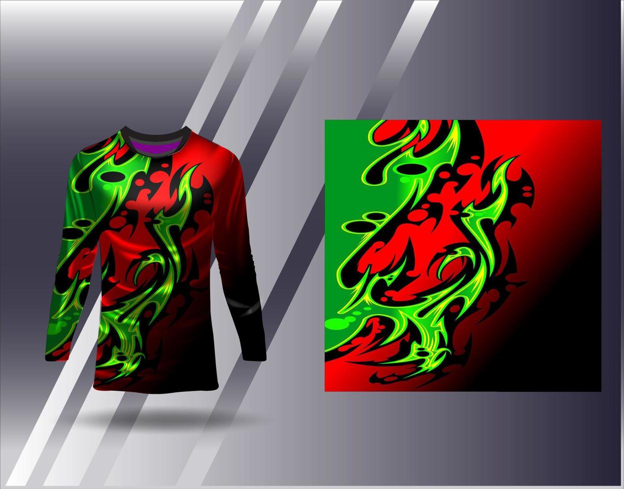 t-shirt sport- ontwerp voor racing Jersey wielersport Amerikaans voetbal gaming vector