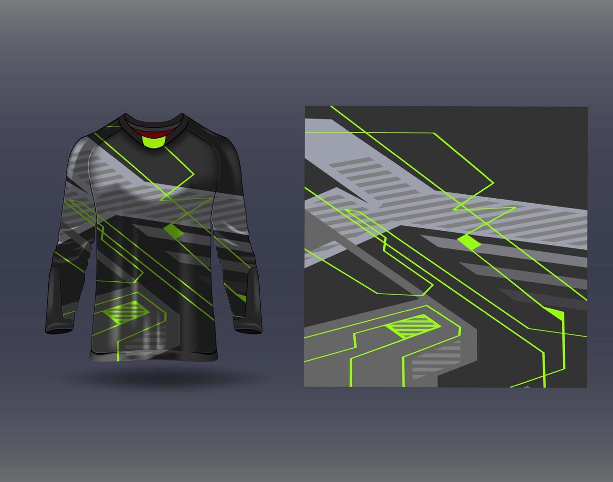 t-shirt sport- ontwerp voor racing Jersey wielersport Amerikaans voetbal gaming vector