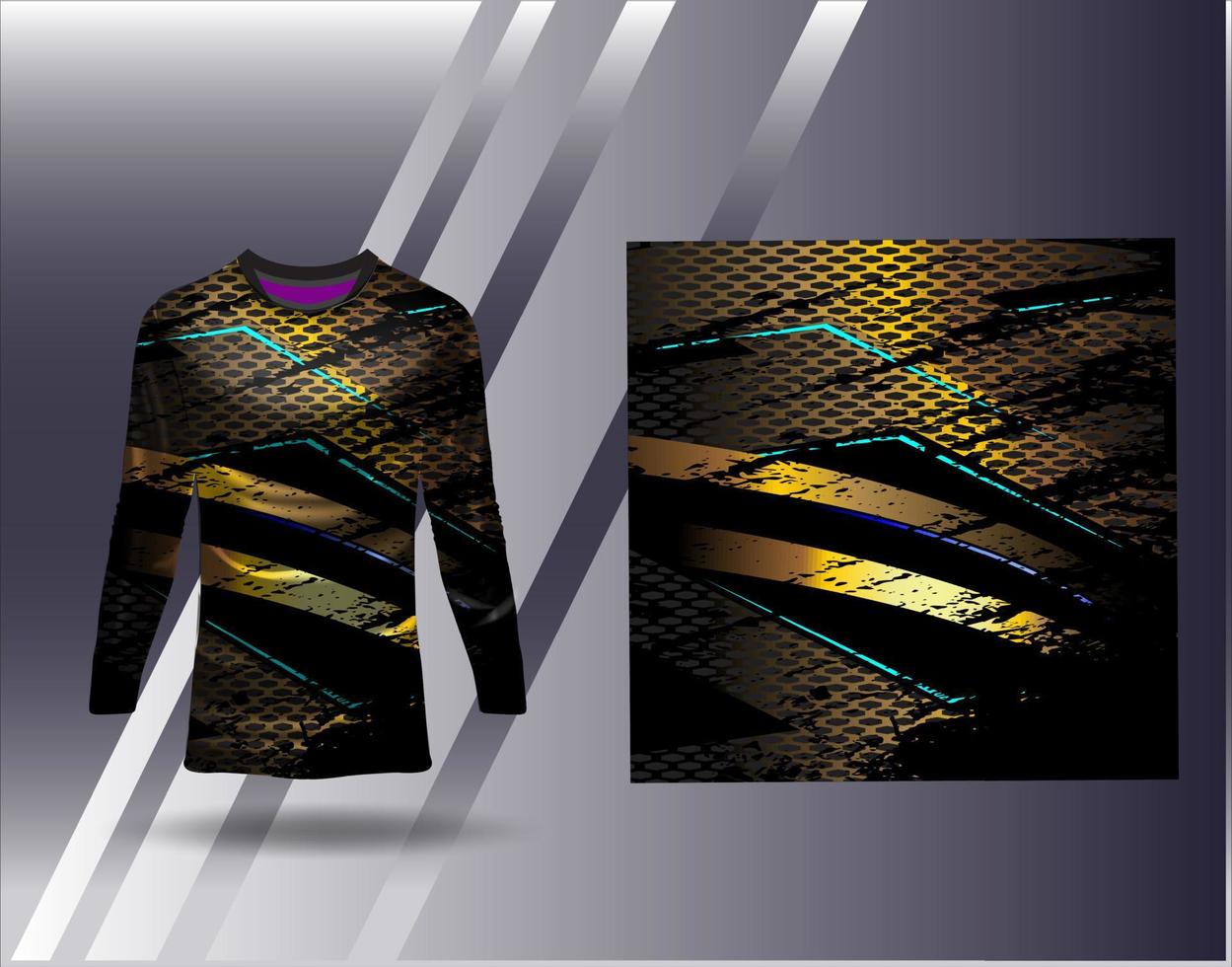 t-shirt sport- ontwerp voor racing Jersey wielersport Amerikaans voetbal gaming vector