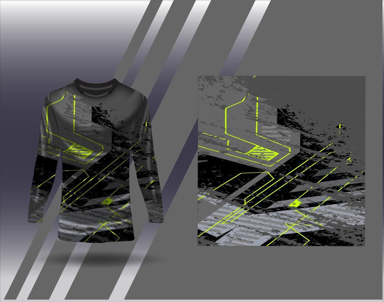 t-shirt sport- ontwerp voor racing Jersey wielersport Amerikaans voetbal gaming vector