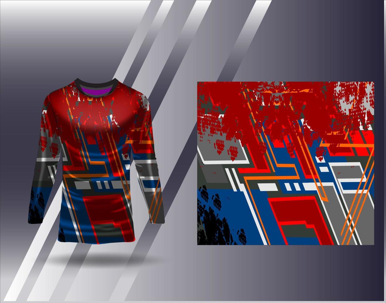 t-shirt sport- ontwerp voor racing Jersey wielersport Amerikaans voetbal gaming vector