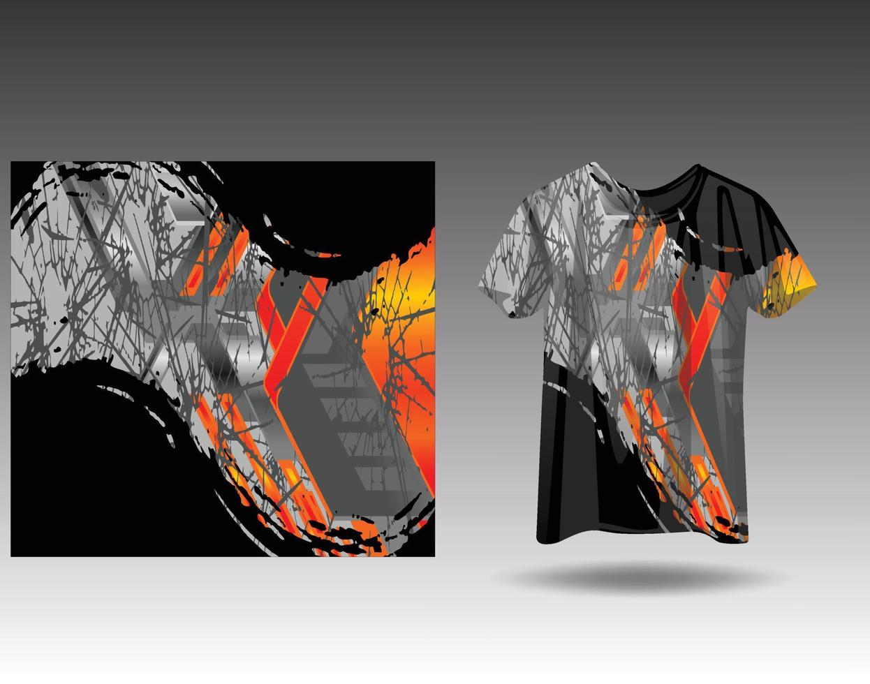 t-shirt sport- ontwerp voor racing Jersey wielersport Amerikaans voetbal gaming vector