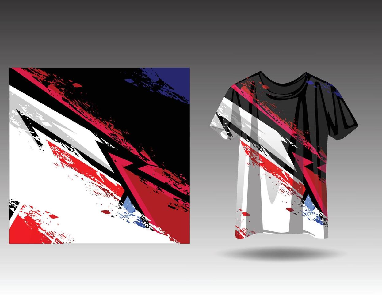 t-shirt sport- ontwerp voor racing Jersey wielersport Amerikaans voetbal gaming vector