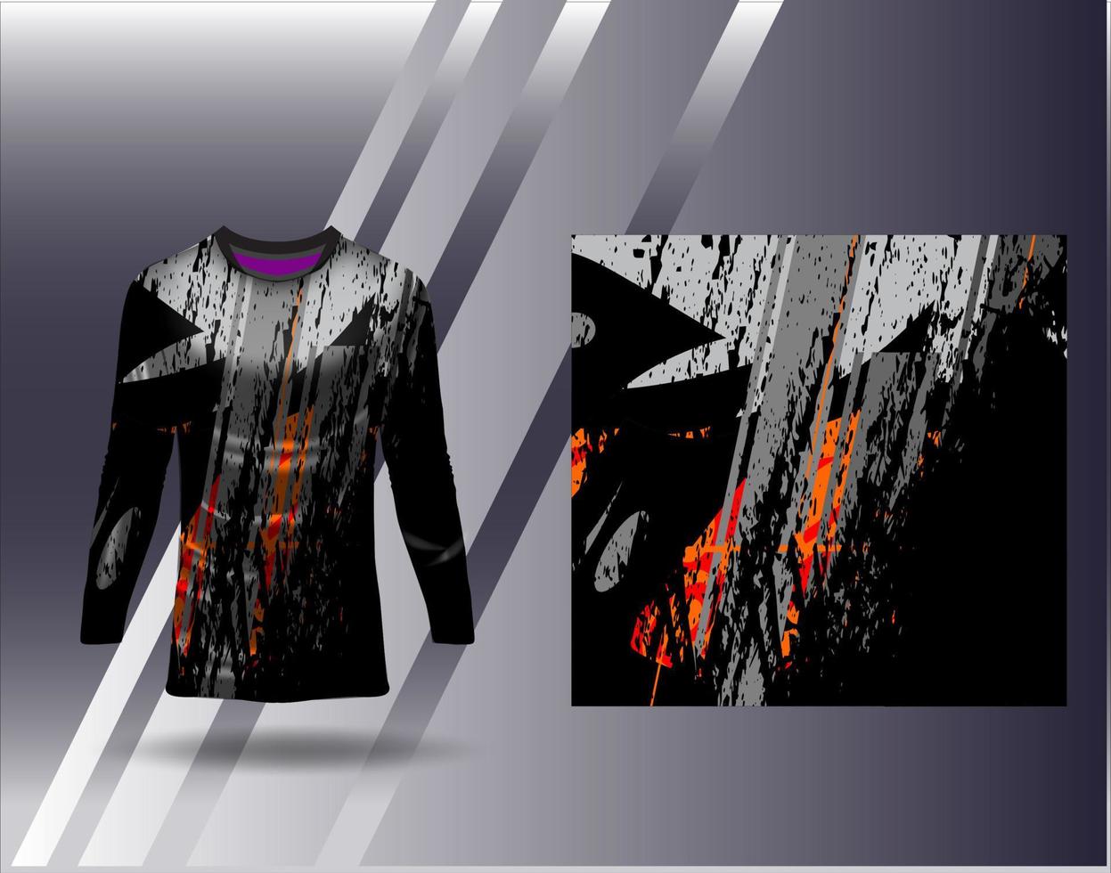 t-shirt sport- ontwerp voor racing Jersey wielersport Amerikaans voetbal gaming vector