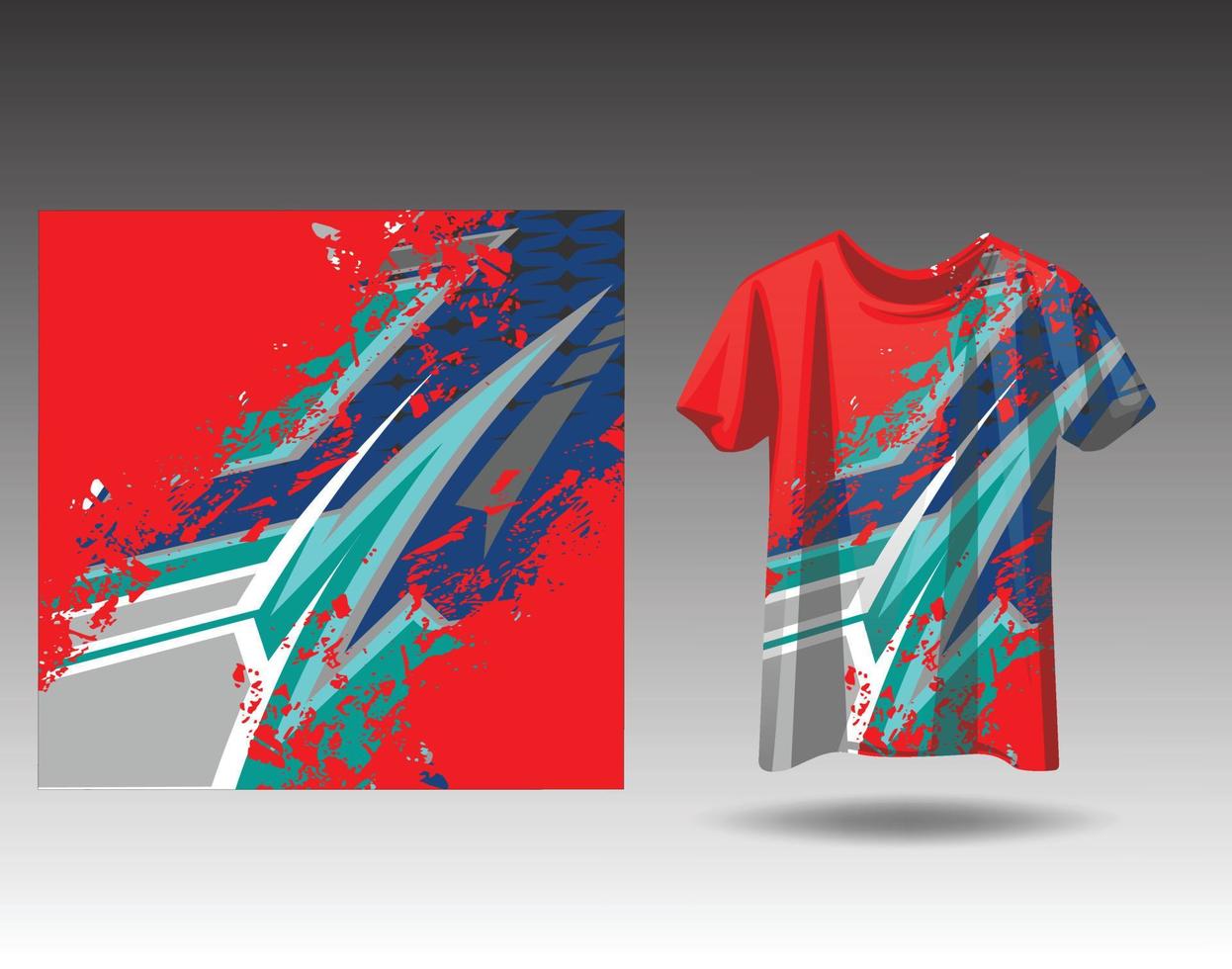 t-shirt sport- ontwerp voor racing Jersey wielersport Amerikaans voetbal gaming vector