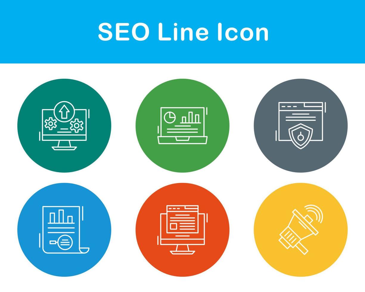 seo vector icoon reeks