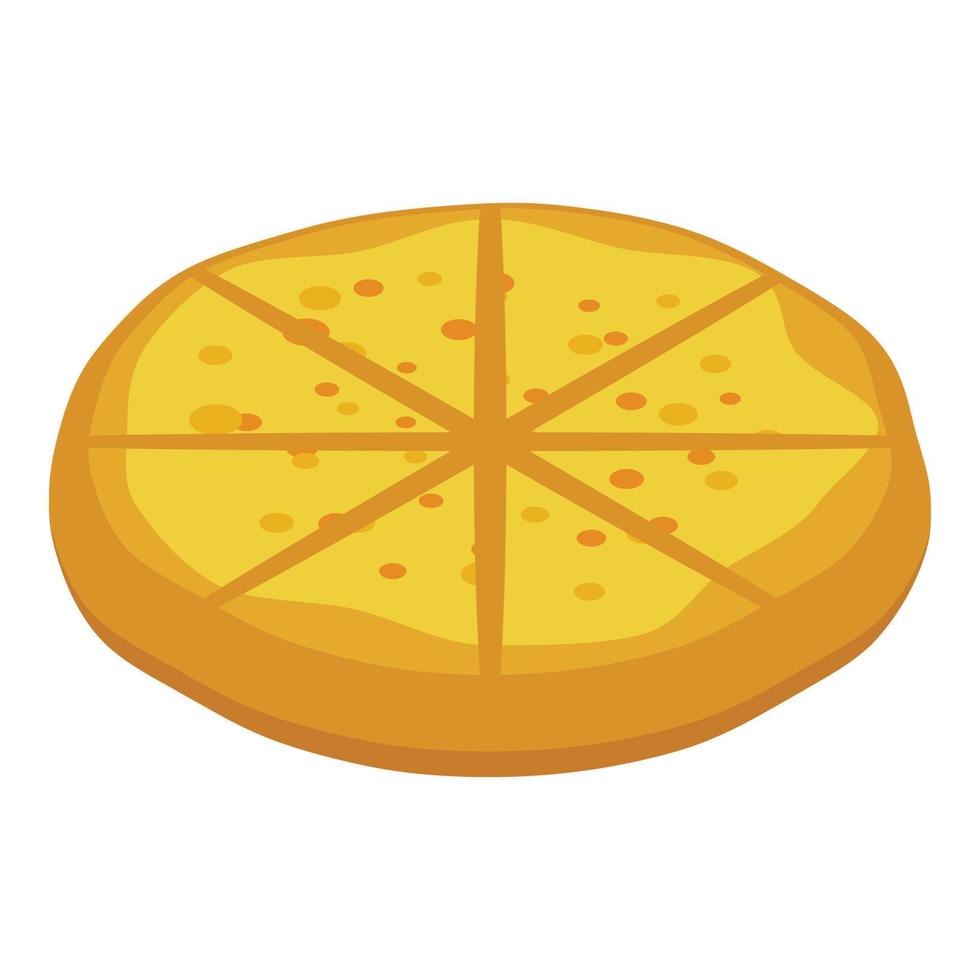 Koken Khachapuri icoon isometrische vector. voedsel brood vector