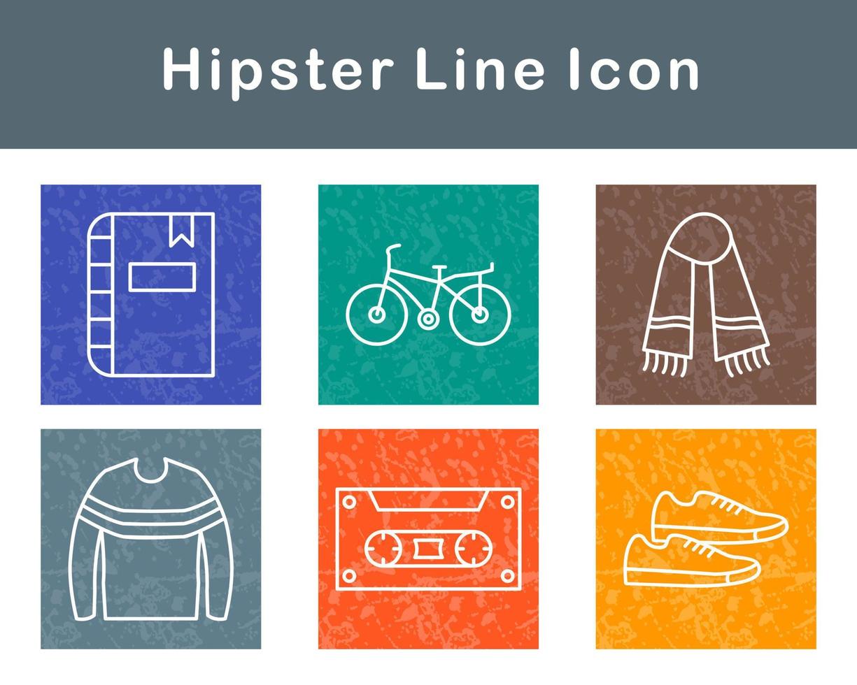 hipster vector icoon reeks