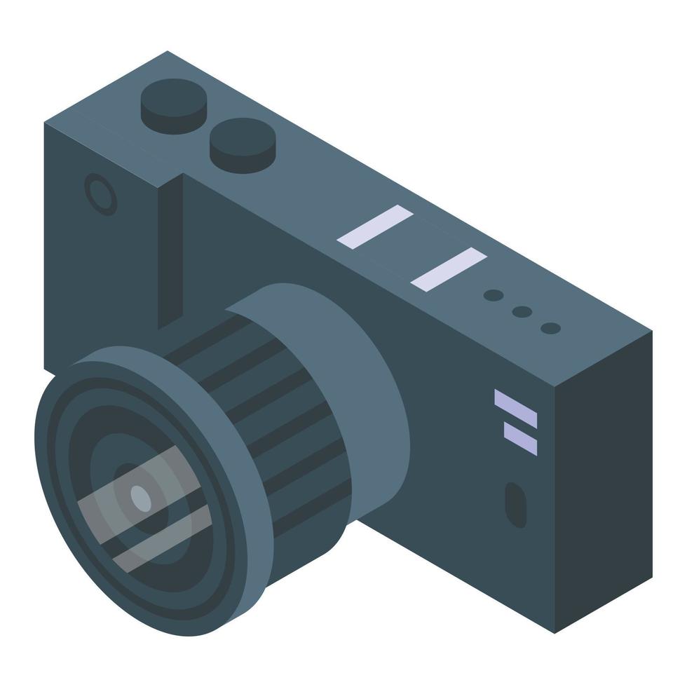 camera icoon isometrische vector. film klem vector