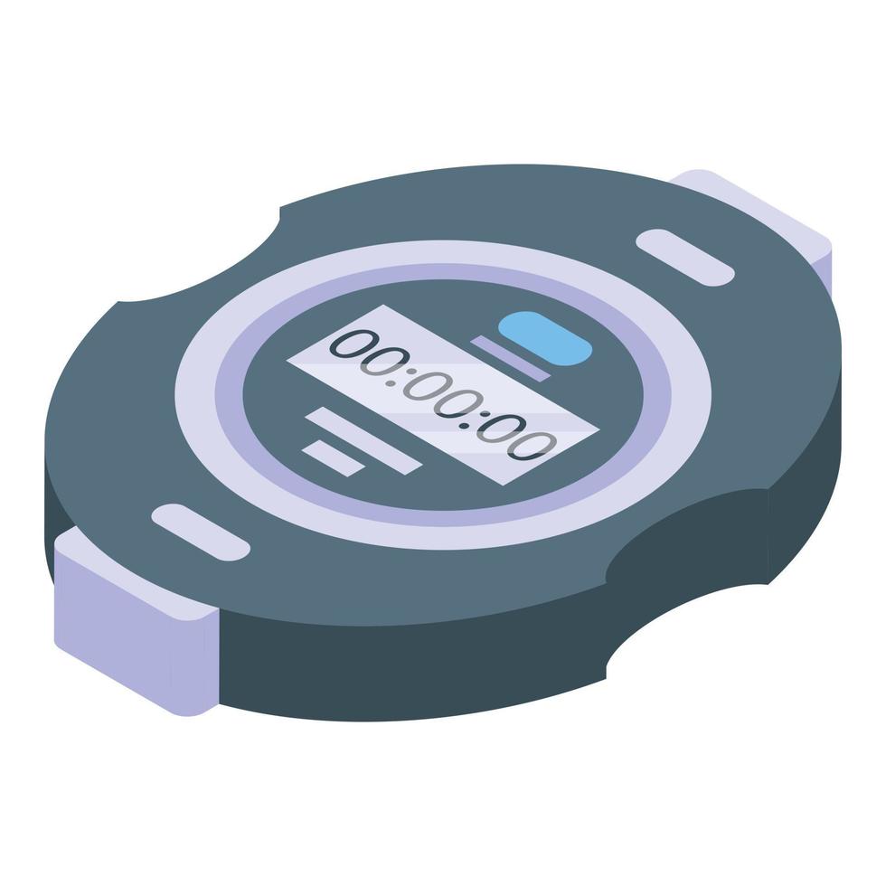 scheidsrechter stopwatch icoon isometrische vector. sport spel vector