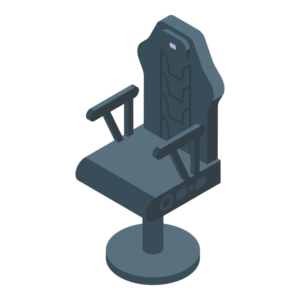 gamer meubilair icoon isometrische vector. spel stoel vector