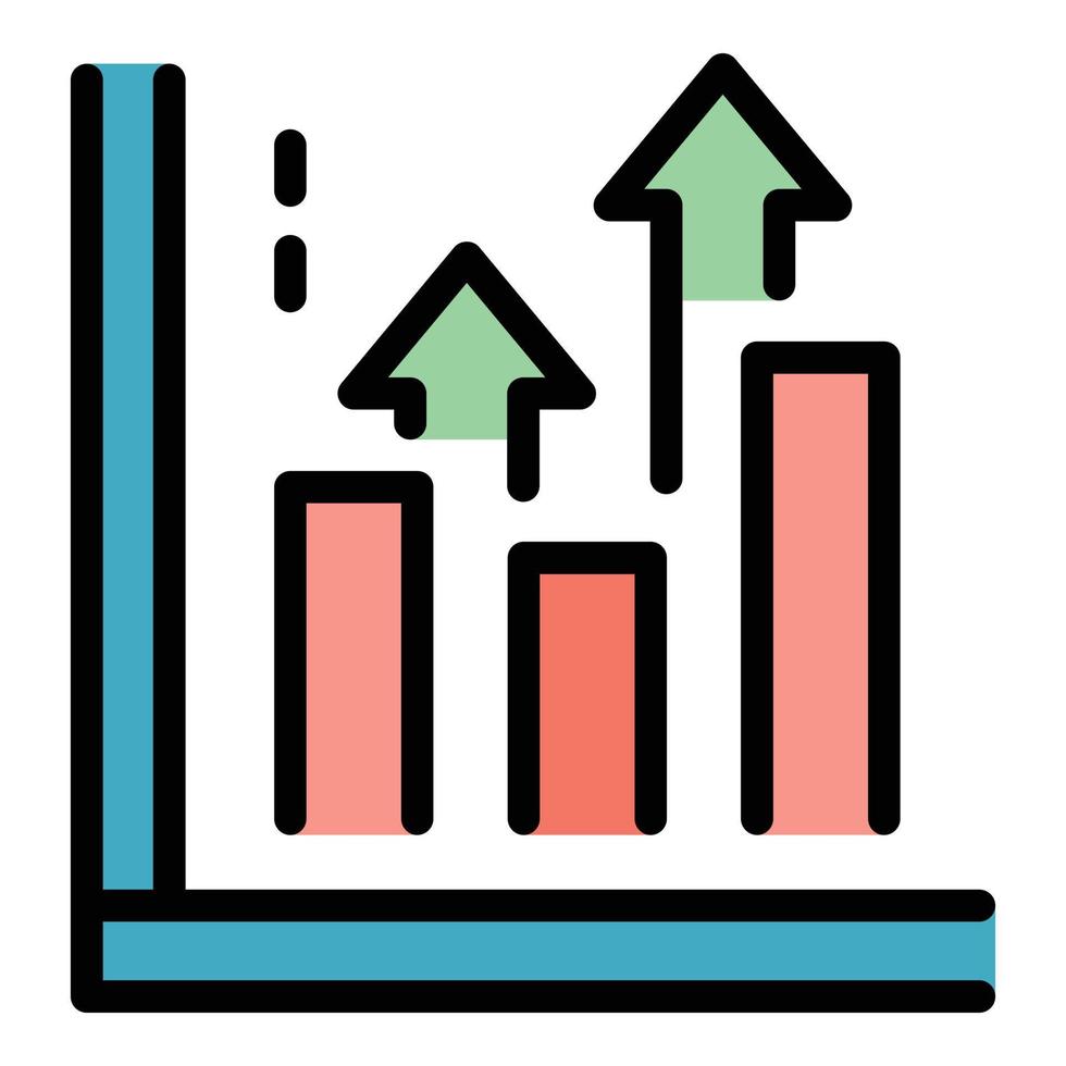 manager diagram tabel icoon vector vlak