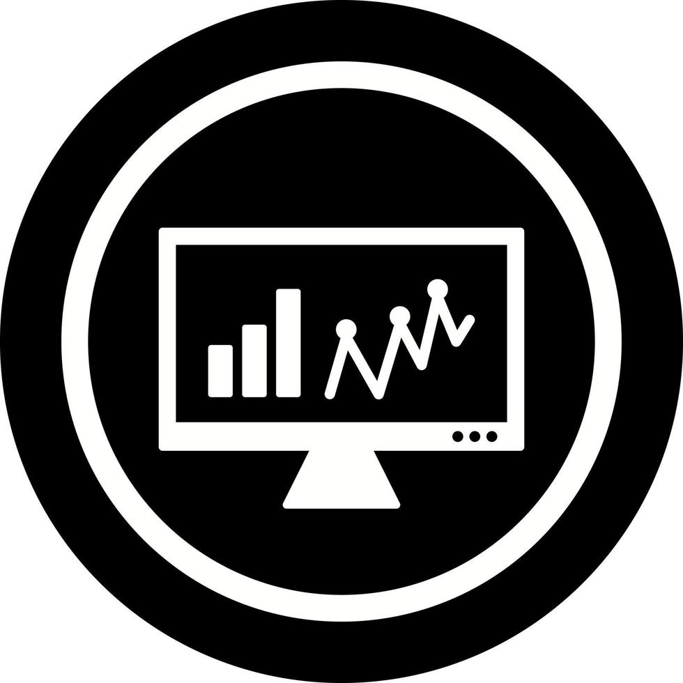 online statistieken vector icoon