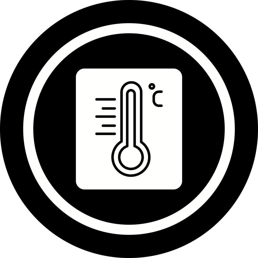 thermometer vector pictogram