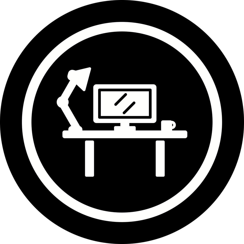 werkruimte vector pictogram