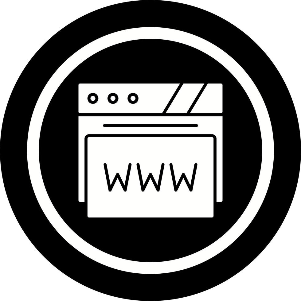 web browser vector icoon