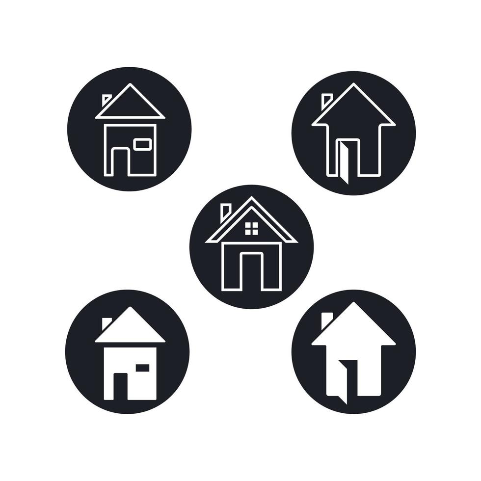 huis logo en symbool pictogram ontwerp vector