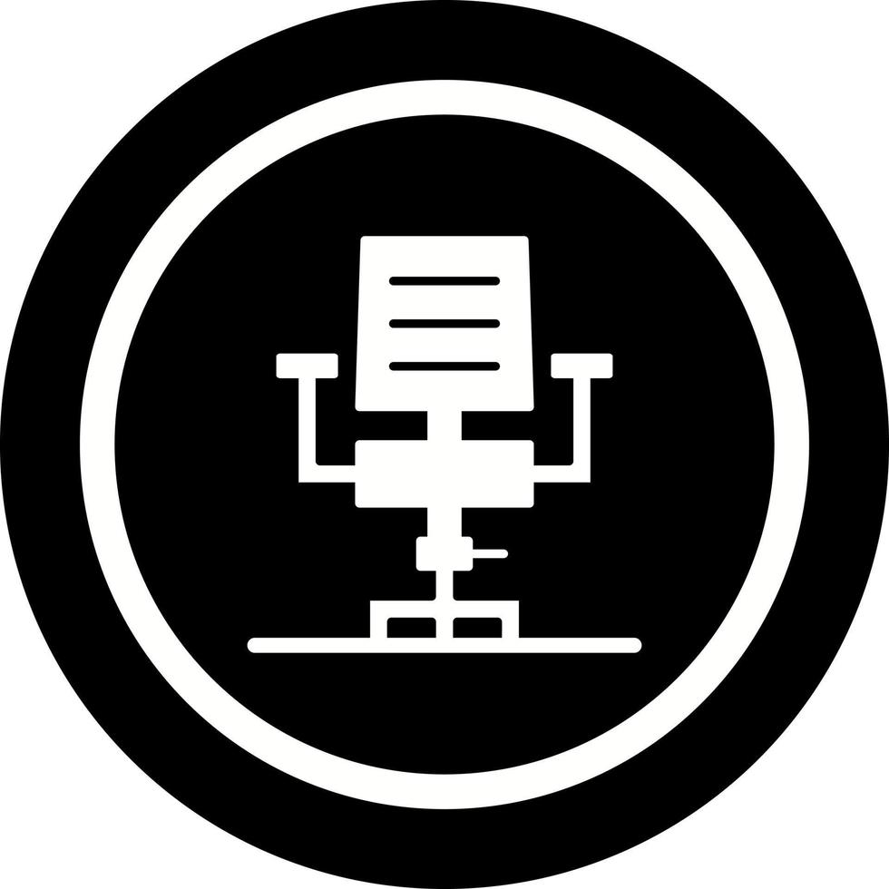bureau stoel vector icoon