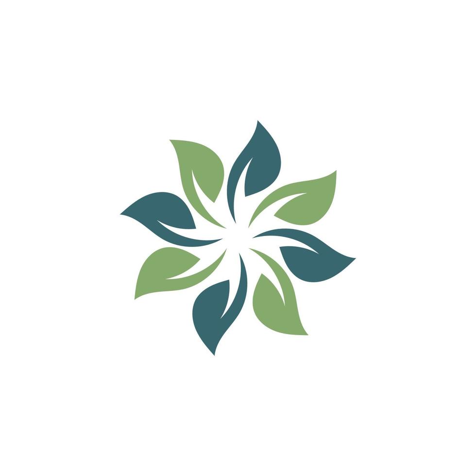 groen blad ecologie natuur logo element vector afbeelding