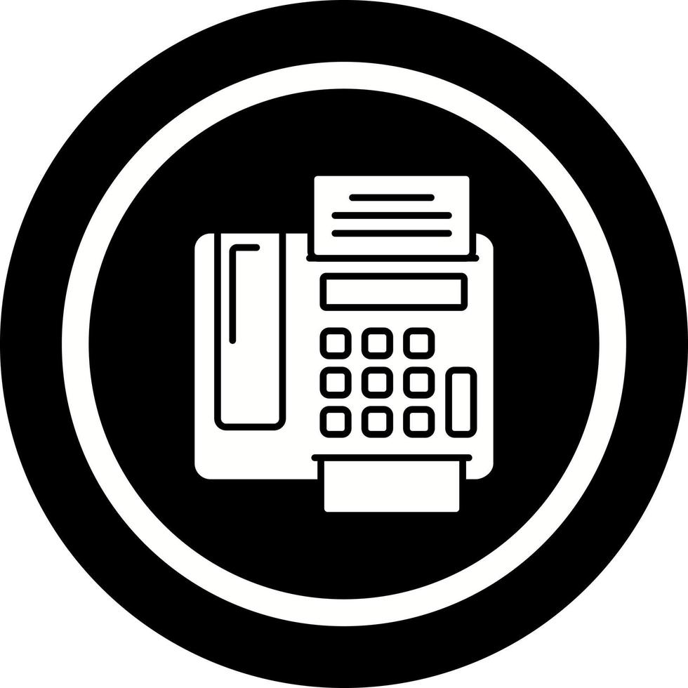 fax machine vector icoon