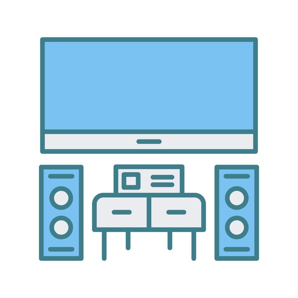 thuisbioscoop vector pictogram