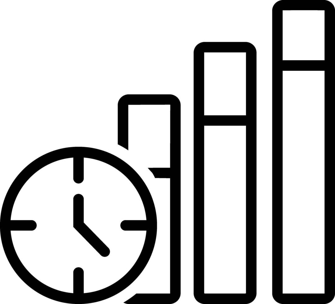 lijnpictogram voor productiviteit vector